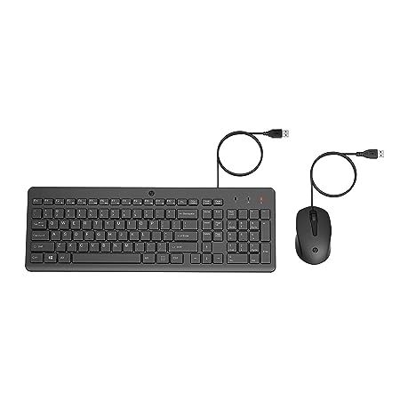 HP 150 Wired Keyboard and Mouse Combo