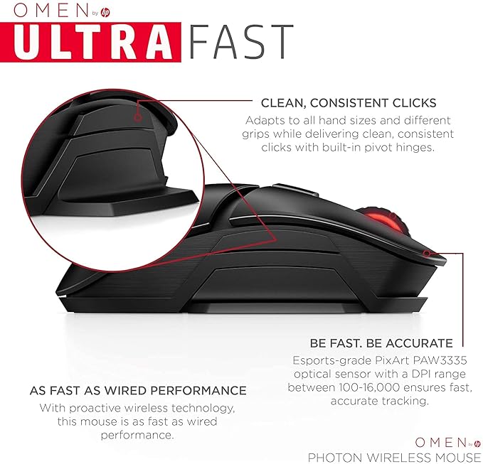 HP OMEN Photon Wireless Gaming Mouse
