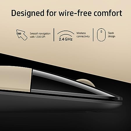 HP Z3700 Wireless Optical Mouse with USB Receiver and 2.4GHz
