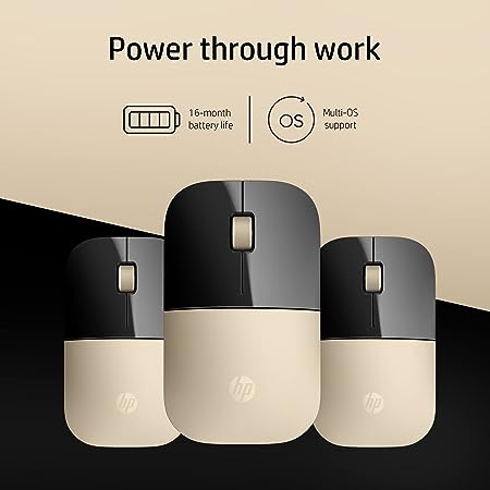 HP Z3700 Wireless Optical Mouse with USB Receiver and 2.4GHz