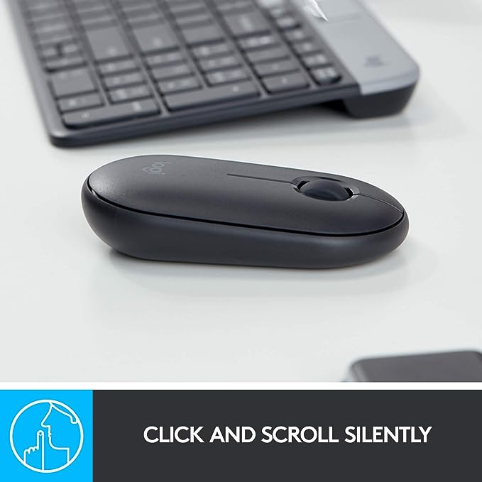 Logitech Pebble Wireless Mouse with Bluetooth or 2.4 GHz