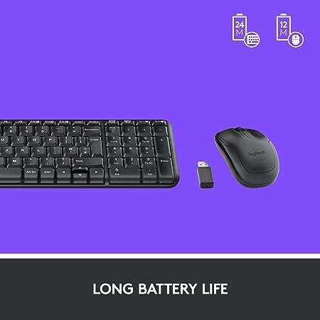 Logitech MK215 Wireless Keyboard and Mouse Combo