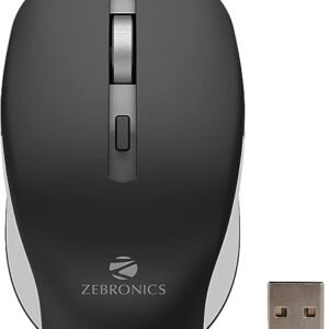 ZEBRONICS Zeb-Jaguar Wireless Mouse, 2.4GHz with USB Nano Receiver