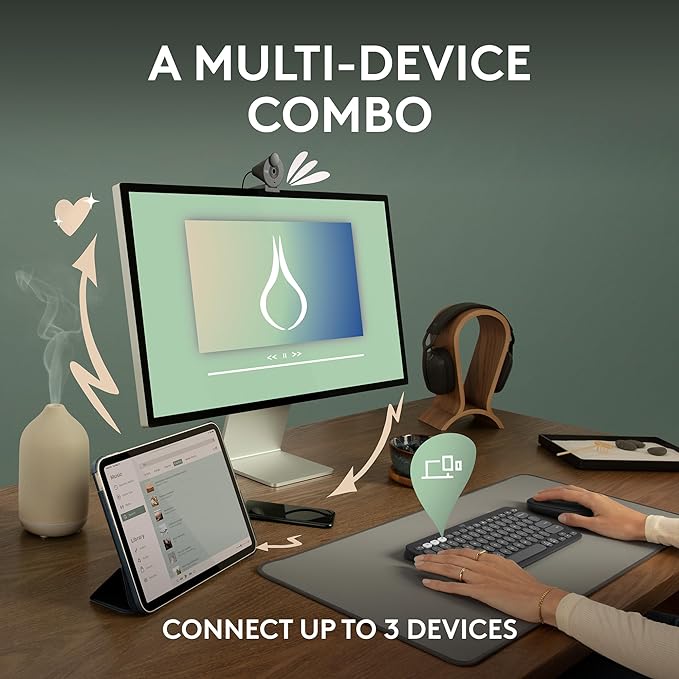 Logitech Pebble 2 Combo, Wireless Keyboard and Mouse
