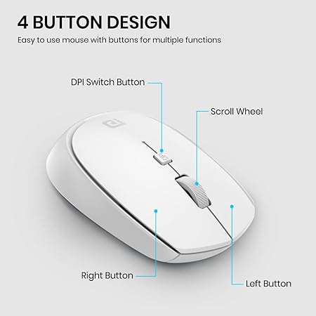 Portronics Toad 23 Wireless Optical Mouse with 2.4GHz