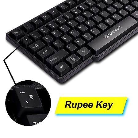 Zebronics Wired Keyboard and Mouse