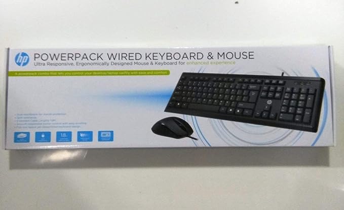 HP USB Wired Keyboard and Mouse