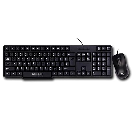Zebronics Wired Keyboard and Mouse
