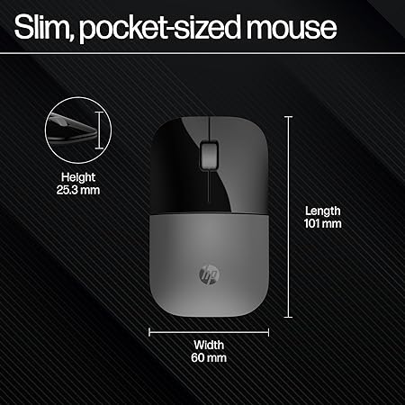 HP Z3700 USB Wireless Mouse/2.4GHz Wireless