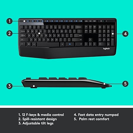 Logitech MK345 Wireless Keyboard and Mouse