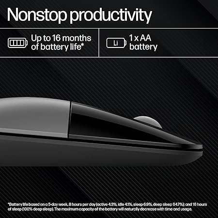 HP Z3700 USB Wireless Mouse/2.4GHz Wireless