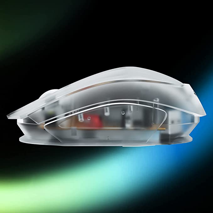 ZEBRONICS Clear Wireless Mouse with 2.4GHz Wireless Technology,