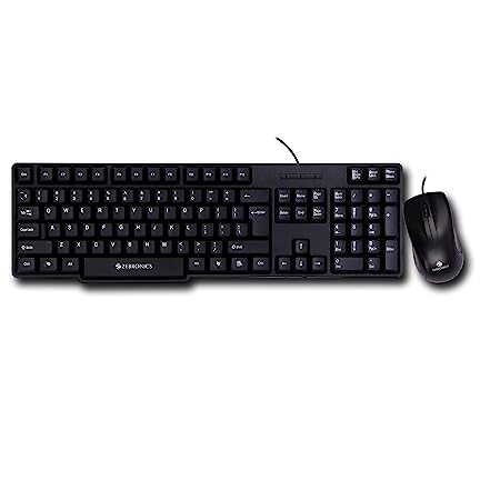 Zebronics Wired Keyboard and Mouse Combo