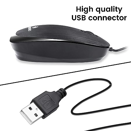 Zebronics Zeb-Power Wired USB Mouse,