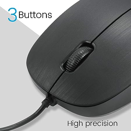 Zebronics Zeb-Power Wired USB Mouse,