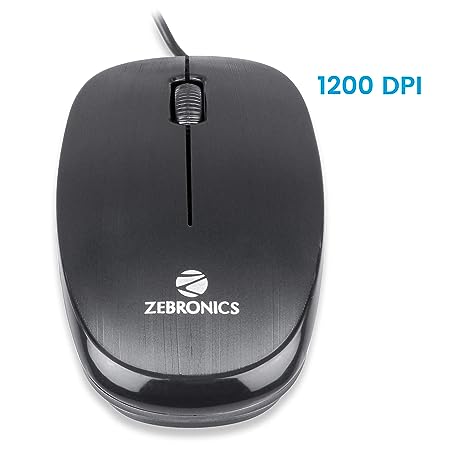 Zebronics Zeb-Power Wired USB Mouse,