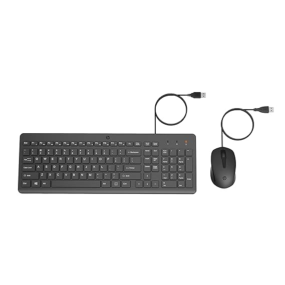 HP 150 Wired Keyboard and Mouse
