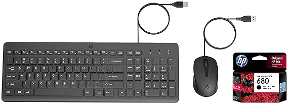 HP 150 Wired Keyboard and Mouse