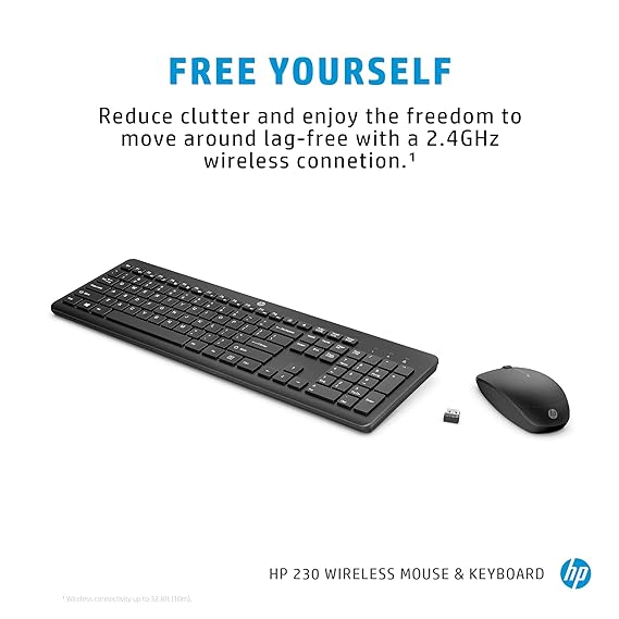 HP 230 Wireless Keyboard and Mouse