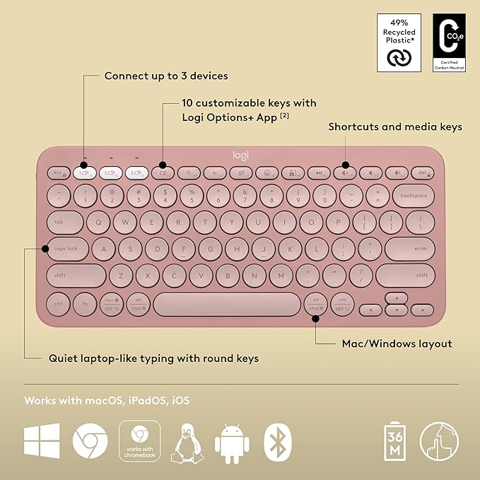Logitech K380s Bluetooth Wireless Keyboard