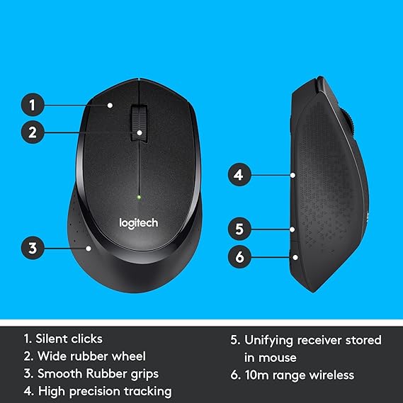 Logitech M331 Silent Plus Wireless Mouse