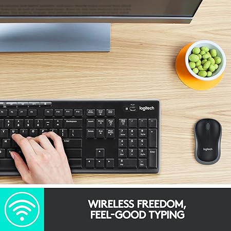 Logitech MK270r Wireless Keyboard Mouse