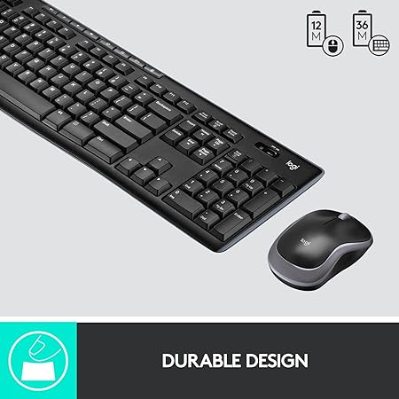 Logitech MK270r Wireless Keyboard Mouse