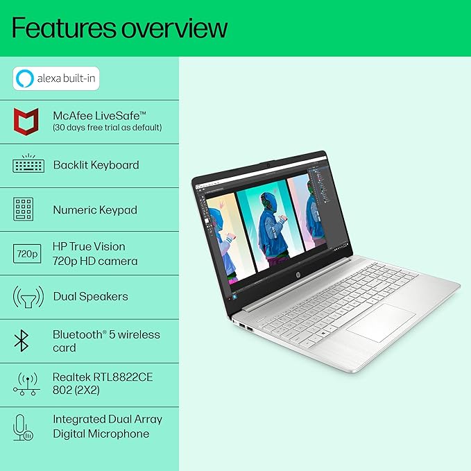 HP 15s Ryzen 5-5500U Laptop