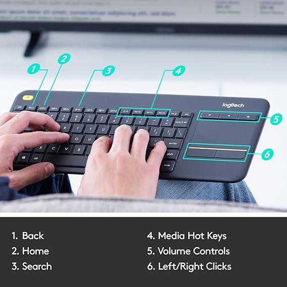 Logitech K400 Plus Wireless Keyboard