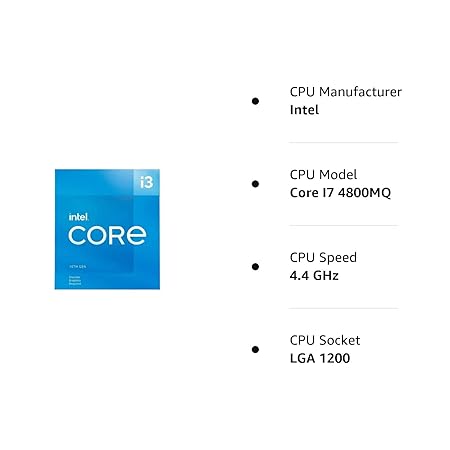Intel Core i3-10105F Desktop Processor