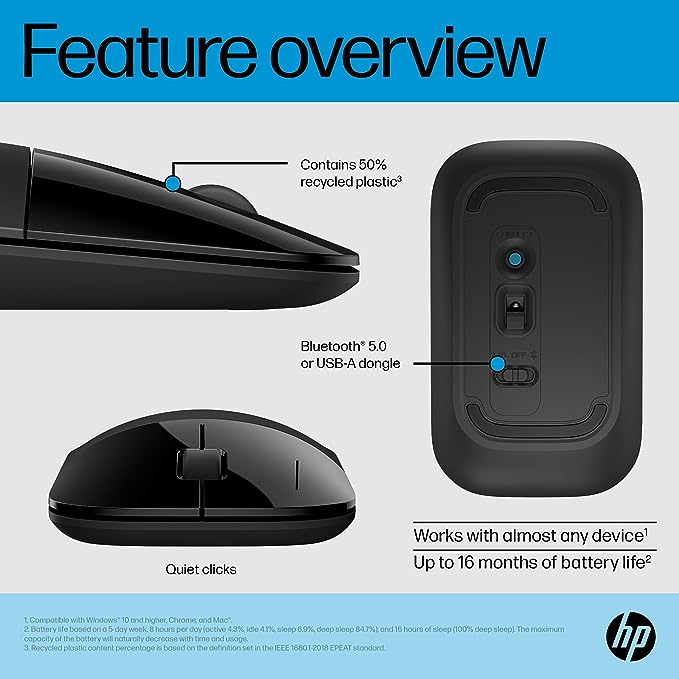 HP Z3700 Bluetooth Wireless Mouse