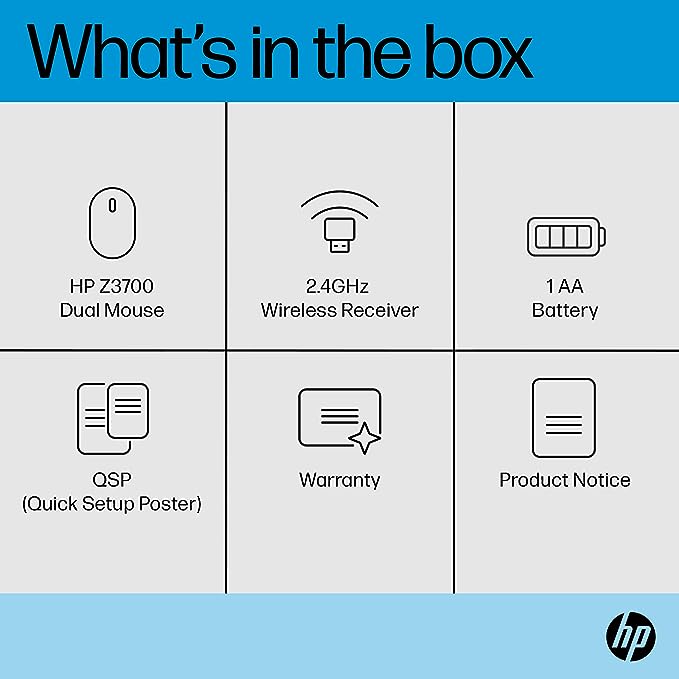 HP Z3700 Bluetooth Wireless Mouse