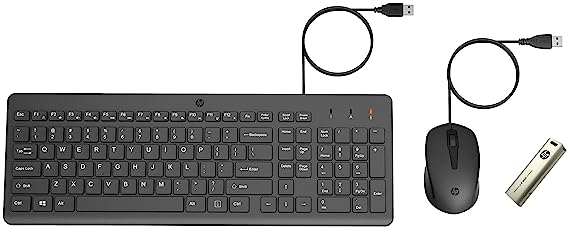 HP 150 Wired Keyboard and Mouse