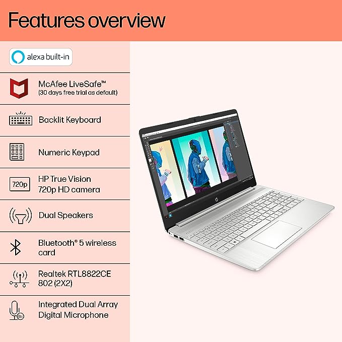 HP 15s AMD Ryzen 3 5300U Laptop
