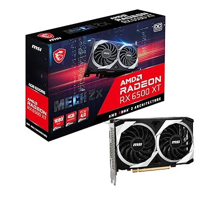 MSI Radeon RX 6500 XT Graphics Card