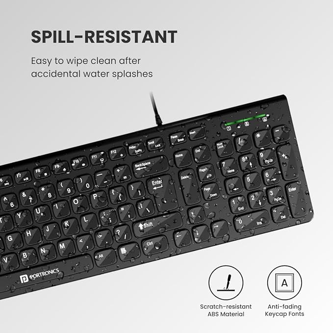 Portronics Ki-Pad 2 USB Wired Keyboard