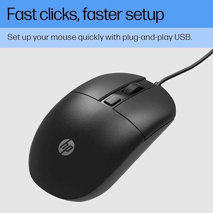 HP M070 Ergonomic Wired Mouse