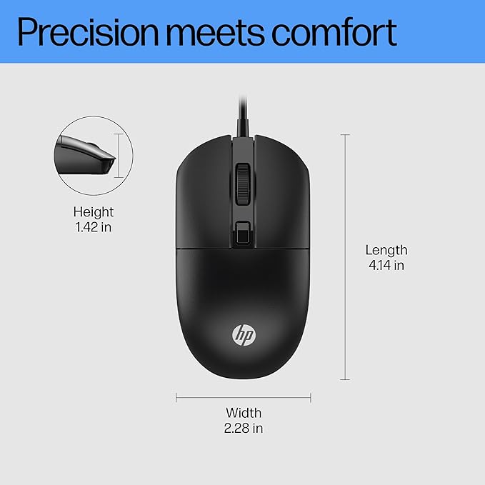 HP M070 Ergonomic Wired Mouse