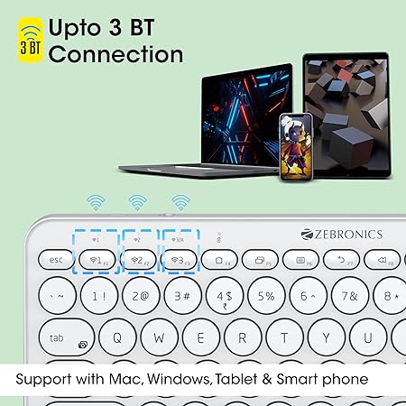 ZEBRONICS Bluetooth Wireless Keyboard