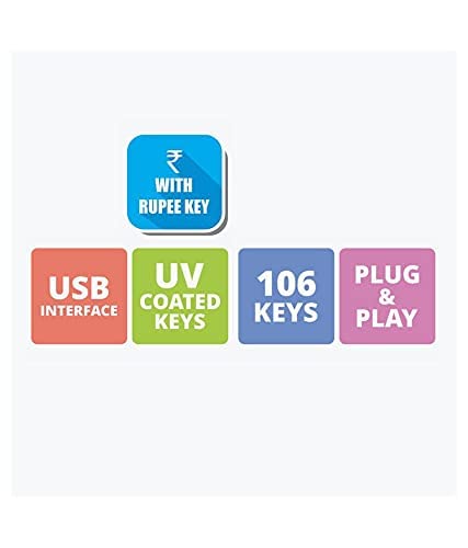 ZEBRONICS Zeb- K35 USB Wired Keyboard