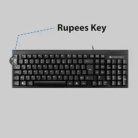 ZEBRONICS Zeb- K35 USB Wired Keyboard