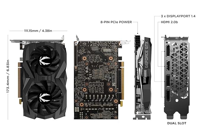 Zotac GeForce GTX 1660 Graphics Card