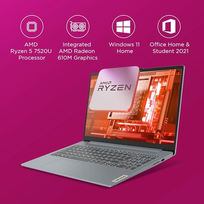 Lenovo Ideapad Slim 3 Ryzen 5 Laptop
