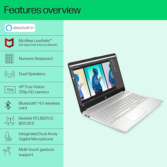 HP 15s AMD Ryzen 5 Laptop