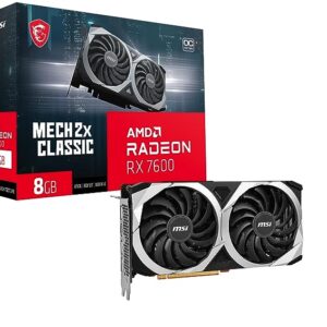 MSI Gaming Radeon Rx 7600 Graphics Card