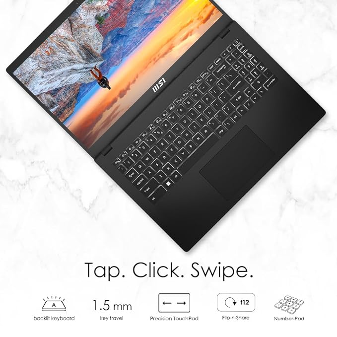 MSI Modern 15 AMD Ryzen 7 Laptop