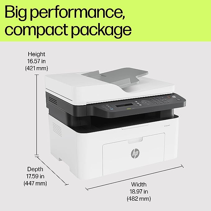 HP Laser MFP 1188fnw Wireless Print