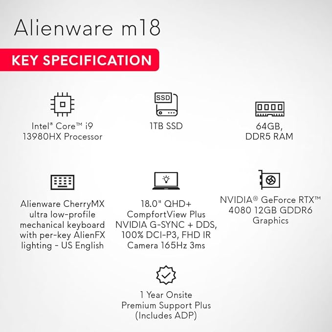 Dell Alienware m18 R1 Gaming Laptop