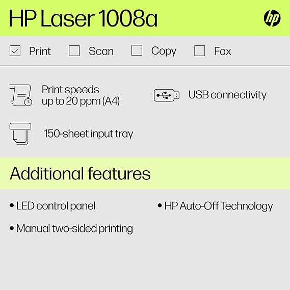 HP Laser 1008a Printer
