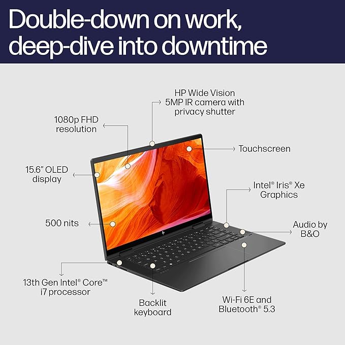 HP Envy x360 13th Gen laptop